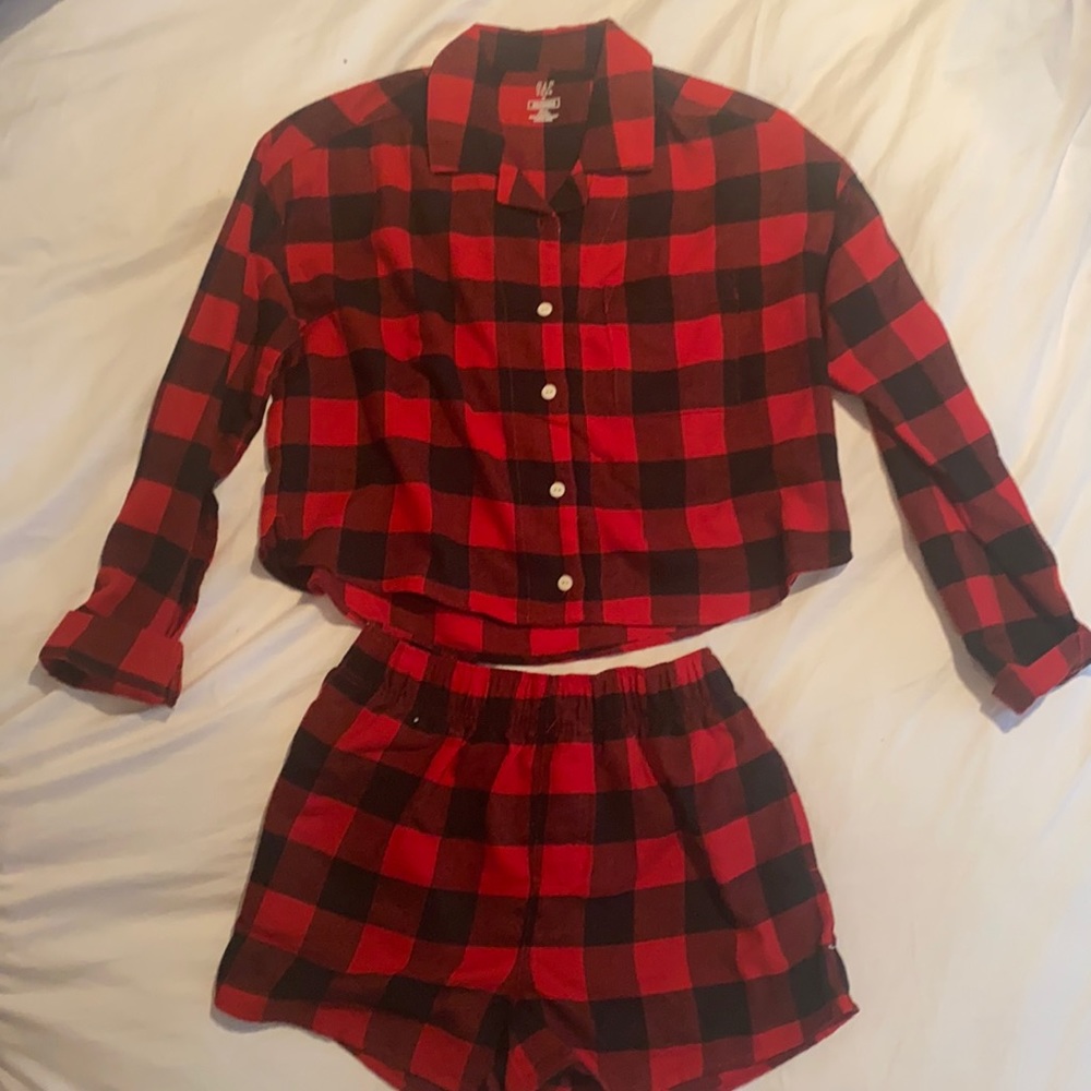 Gap 2 piece girls pajama set size 12.